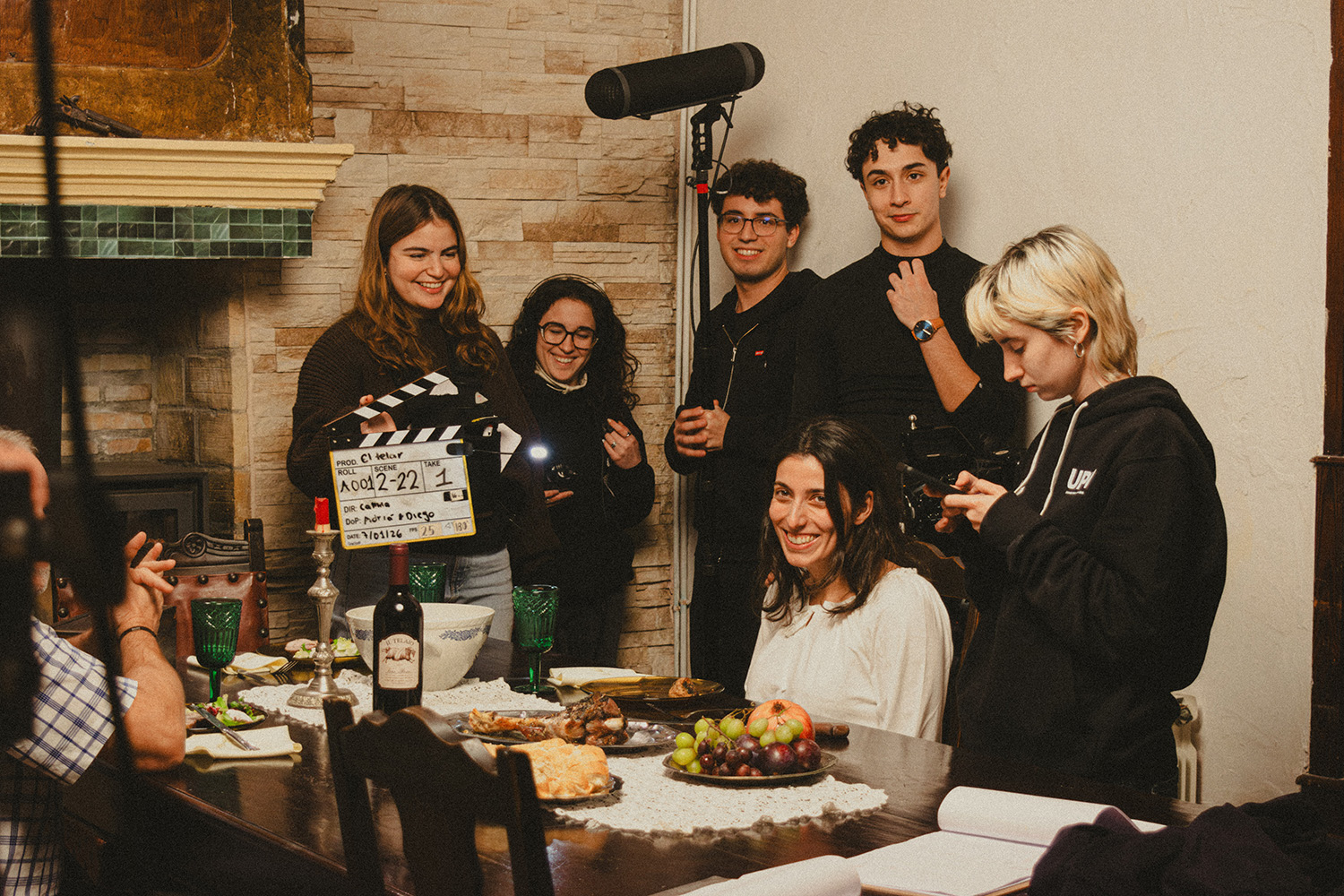 La actriz de Arni y los chicos